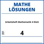 Arbeitsheft Mathematik 4 Klett Lösungen Pdf