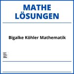 Bigalke Köhler Mathematik Lösungen Pdf