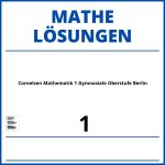 Cornelsen Mathematik 1 Gymnasiale Oberstufe Berlin Lösungen Pdf