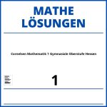 Cornelsen Mathematik 1 Gymnasiale Oberstufe Hessen Lösungen Pdf