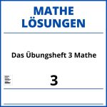 Das Übungsheft 3 Mathe Lösungen Pdf