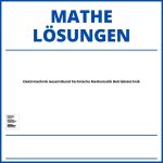 Elektrotechnik Gesamtband Technische Mathematik Betriebstechnik Lösungen Pdf