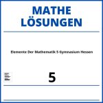 Elemente Der Mathematik 5 Gymnasium Hessen Lösungen Pdf