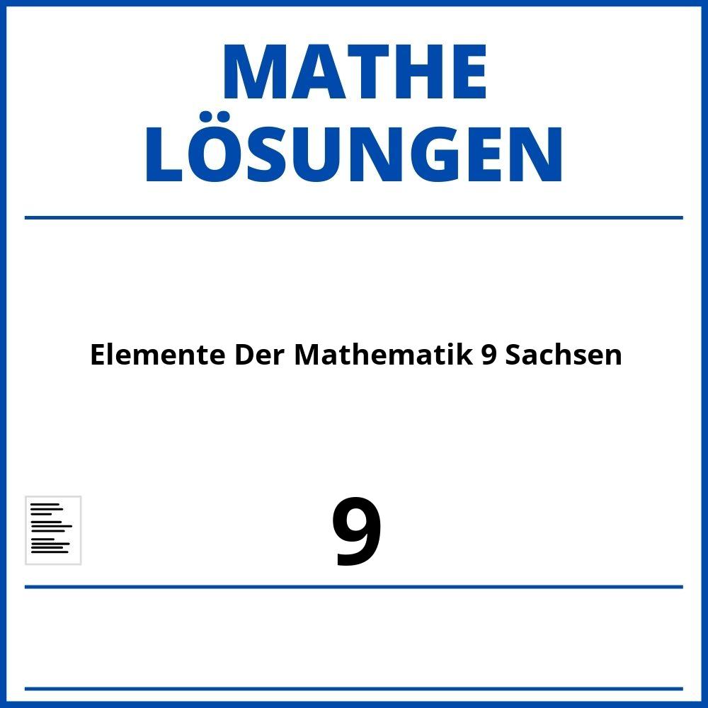 Elemente Der Mathematik 9 Sachsen Lösungen Pdf