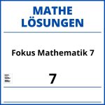 Fokus Mathematik 7 Lösungen Pdf