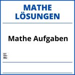 Mathe Aufgaben Mit Lösungen Pdf