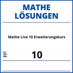 Mathe Live 10 Erweiterungskurs Lösungen Pdf