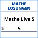 Mathe Live 5 Lösungen Pdf