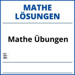 Mathe Übungen Mit Lösungen Pdf