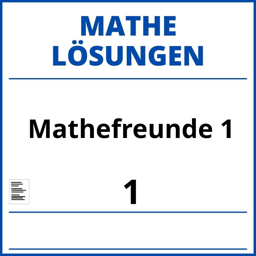 Mathefreunde 1 Lösungen Pdf