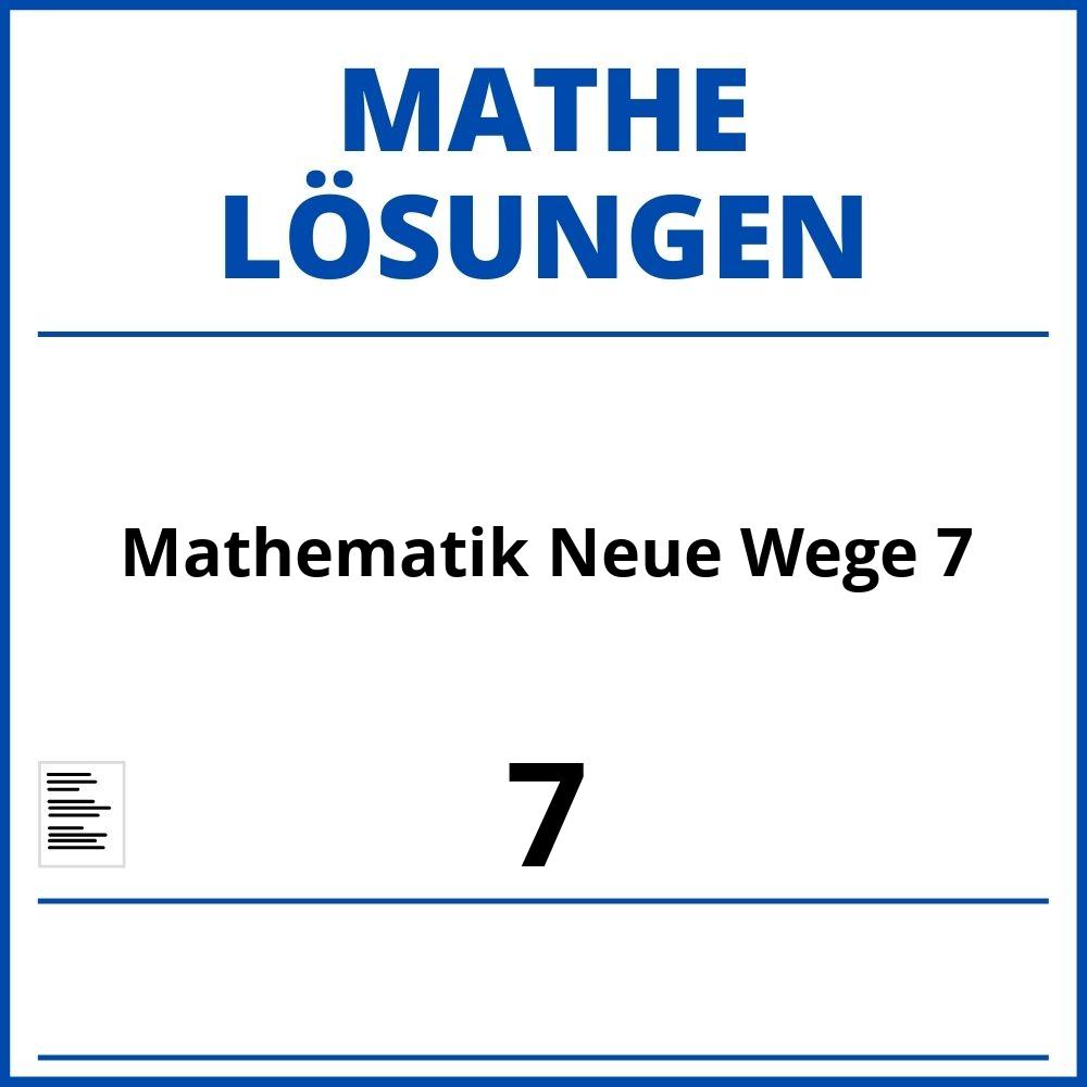 westermann mathematik neue wege 7 lösungen