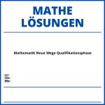 Mathematik Neue Wege Qualifikationsphase Lösungen Pdf