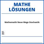 Mathematik Neue Wege Stochastik Lösungen Pdf