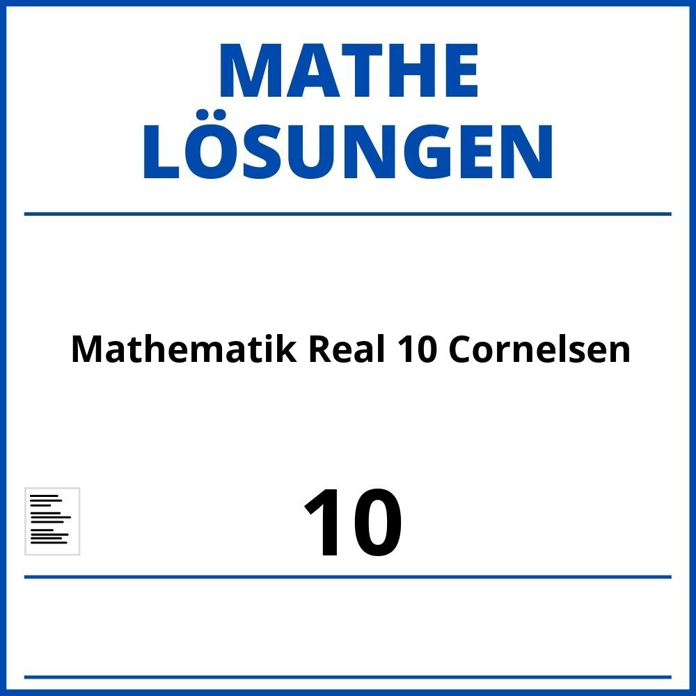 Mathematik Real 10 Cornelsen Lösungen Pdf