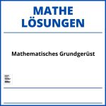 Mathematisches Grundgerüst Lösungen Pdf