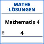 Mathematix 4 Lösungen Pdf