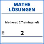 Matherad 2 Trainingsheft Lösungen Pdf