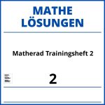 Matherad Trainingsheft 2 Lösungen Pdf