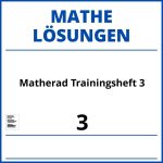 Matherad Trainingsheft 3 Lösungen Pdf