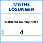 Matherad Trainingsheft 4 Lösungen Pdf