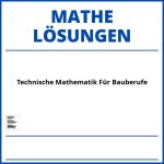 Technische Mathematik Für Bauberufe Lösungen Pdf